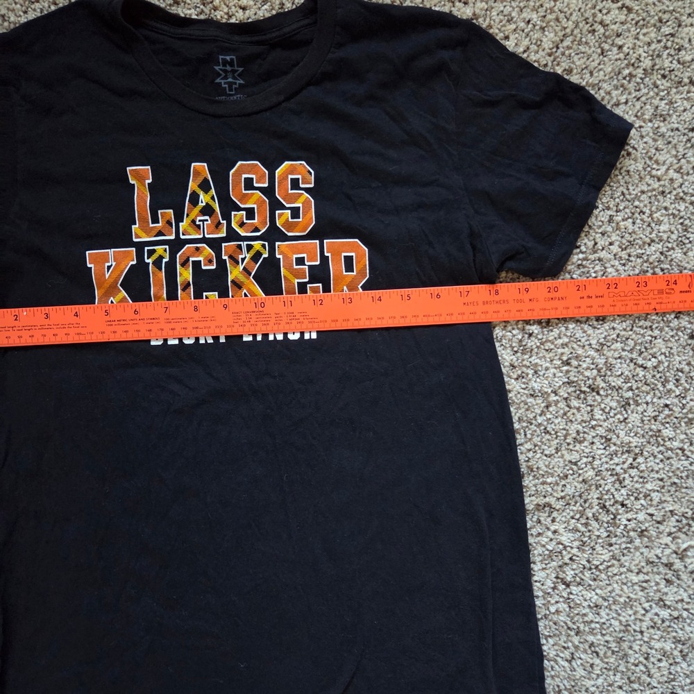 WWE NXT Becky Lynch Lass Kicker T Shirt Womens 2XL Black Maiden Ireland Graphic - Picture 3 of 6